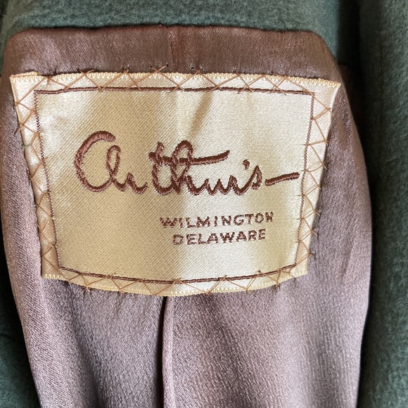 Vintage 40s Winter Coat Fur Trim XL - Picture 13 of 14